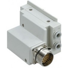 SMC solenoid valve 4 & 5 Port SS5Y7-10/11M, 7000 Series Manifold, Circular Connector (IP67)